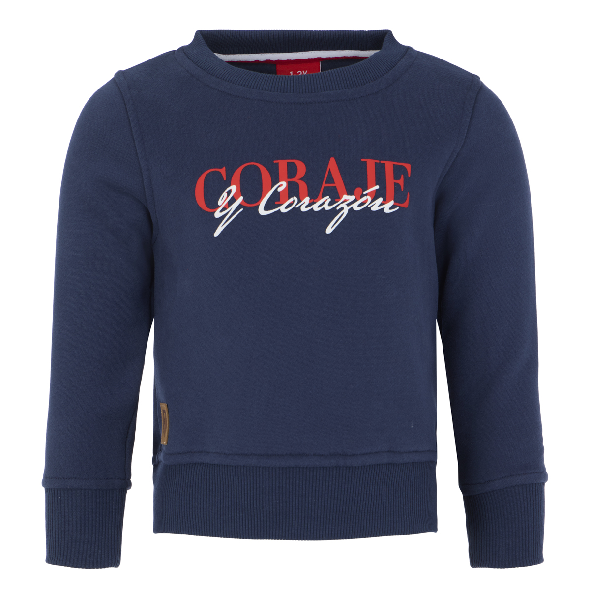 Sudadera Ni&ntilde;o Coraje Y Coraz&oacute;n Rojiblanco image number null